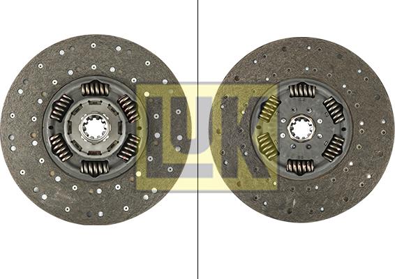 LUK 343 0219 10 - Sajūga disks www.autospares.lv