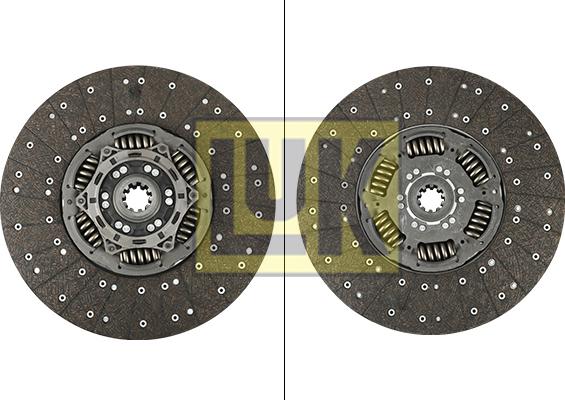 LUK 343 0215 10 - Sajūga disks www.autospares.lv