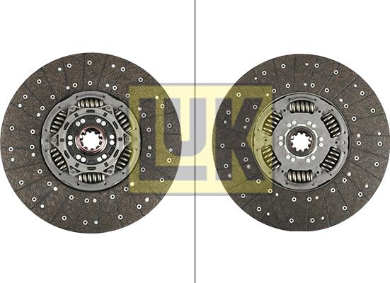 LUK 343 0229 10 - Sajūga disks www.autospares.lv