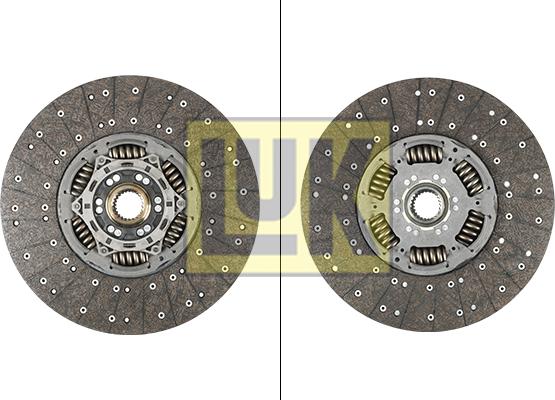 LUK 343 0228 10 - Sajūga disks www.autospares.lv