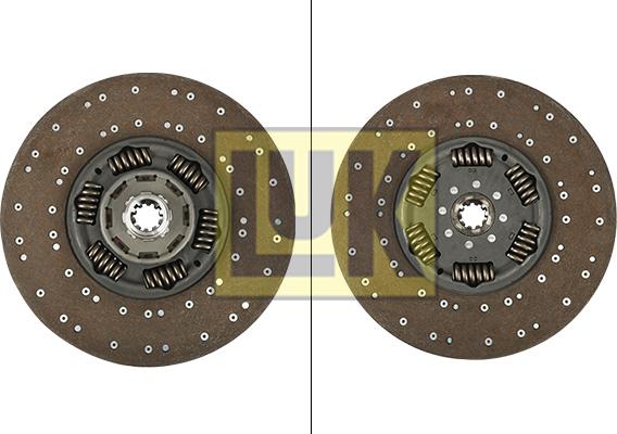 LUK 343 0227 10 - Sajūga disks www.autospares.lv