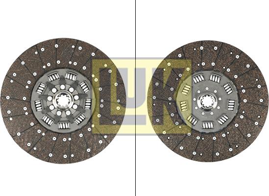 LUK 342 0038 10 - Sajūga disks www.autospares.lv