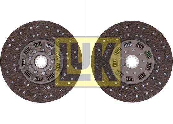 LUK 335 0110 10 - Sajūga disks www.autospares.lv