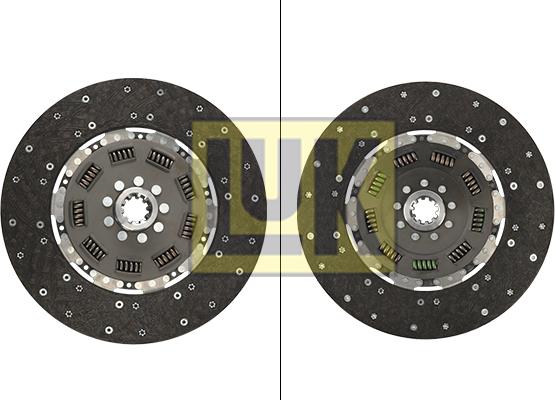 LUK 335 0139 10 - Sajūga disks www.autospares.lv