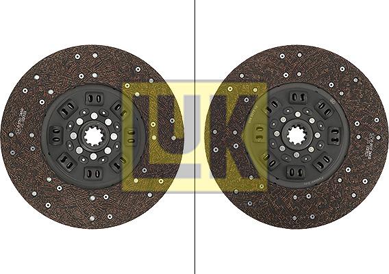 LUK 335 0373 10 - Sajūga disks www.autospares.lv