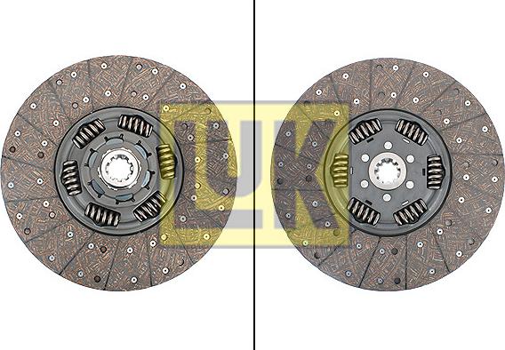 LUK 336 0049 10 - Sajūga disks www.autospares.lv