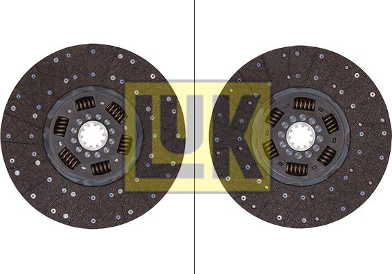 LUK 336 0007 10 - Sajūga disks www.autospares.lv