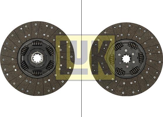 LUK 336 0038 10 - Sajūga disks www.autospares.lv