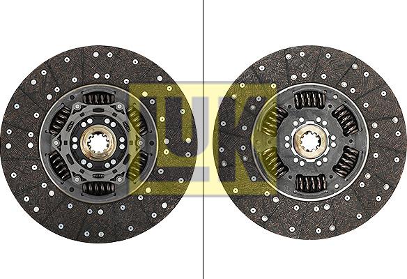 LUK 336 0029 10 - Sajūga disks www.autospares.lv