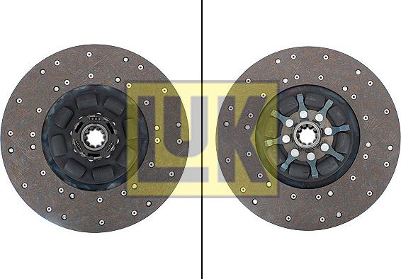 LUK 333 0279 10 - Sajūga disks www.autospares.lv