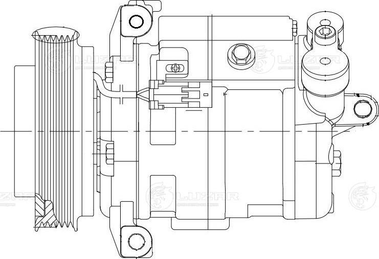 Luzar LCAC 0550 - Kompresors, Gaisa kond. sistēma autospares.lv