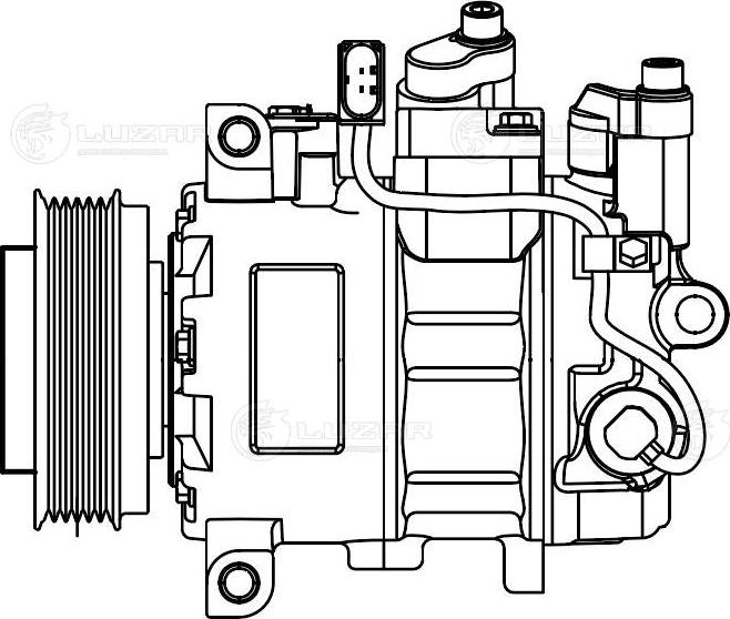 Luzar LCAC 1870 - Kompresors, Gaisa kond. sistēma autospares.lv