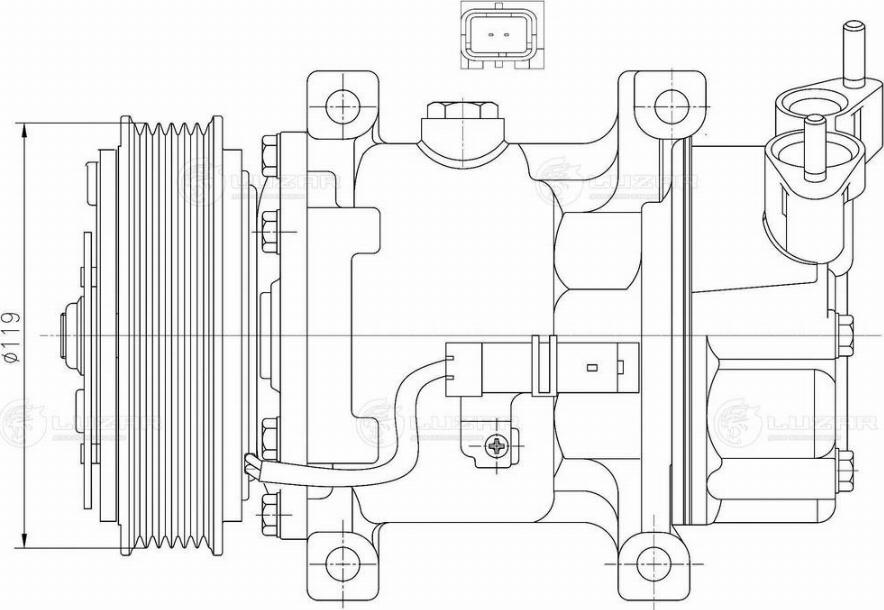 Luzar LCAC 2026 - Kompresors, Gaisa kond. sistēma autospares.lv