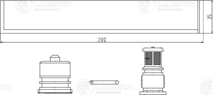 Luzar LCD 1901 - Sausinātājs, Kondicionieris autospares.lv