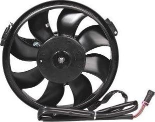 Luzar LFAC 1801 - Fan, A / C condenser www.autospares.lv