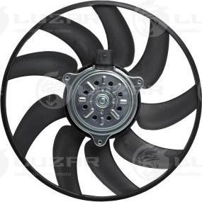 Luzar LFAC 18350 - Fan, A / C condenser www.autospares.lv