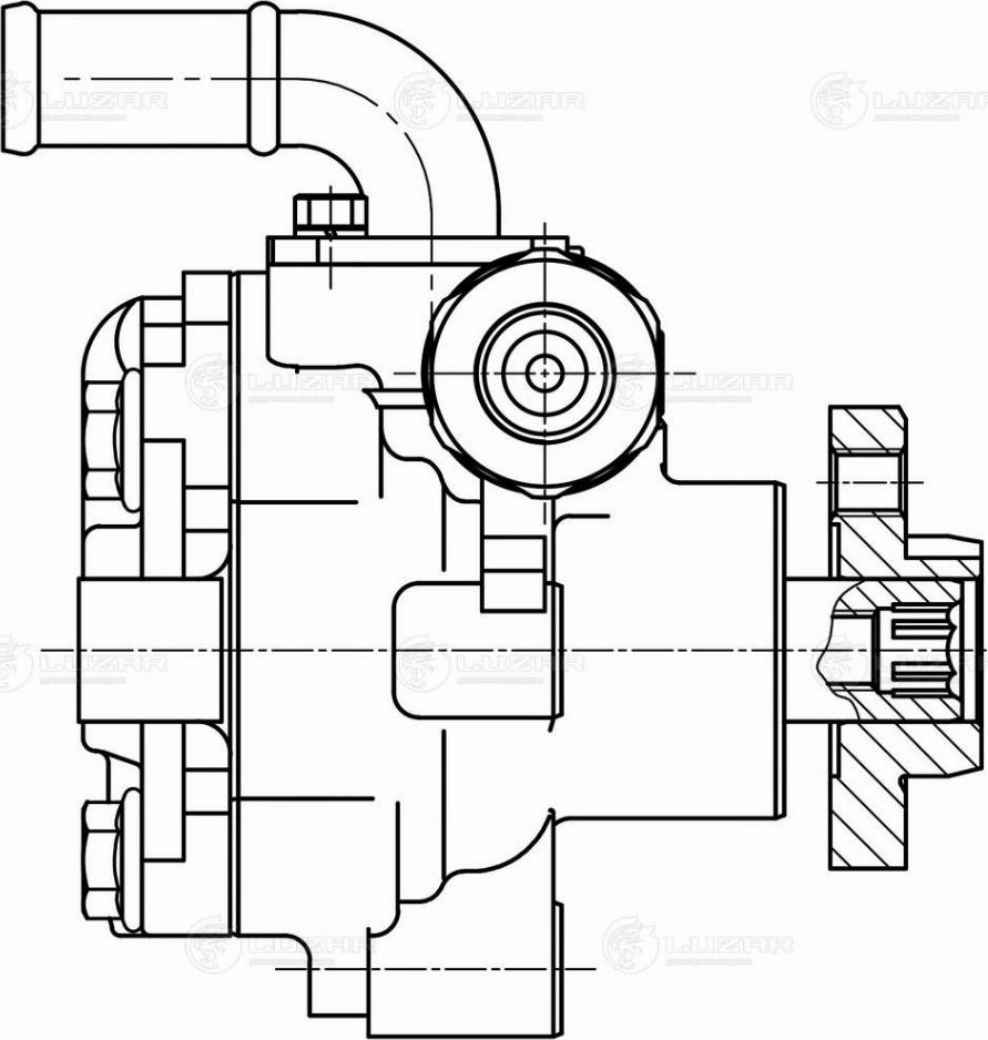 Luzar LPS 1806 - Hydraulic Pump, steering system www.autospares.lv