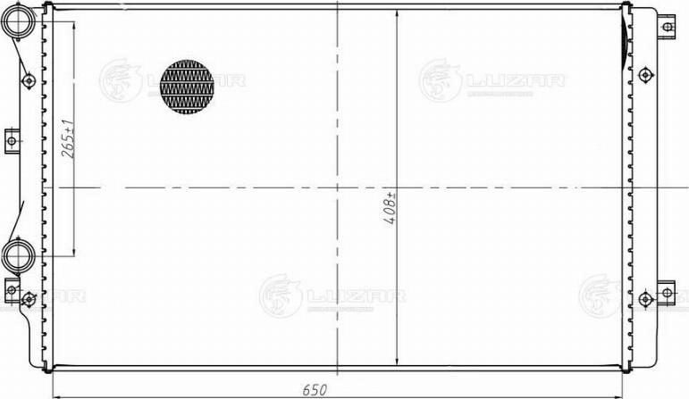 Luzar LRc 18L3 - Radiators, Motora dzesēšanas sistēma www.autospares.lv