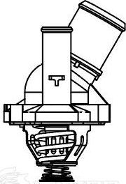 Luzar LT 1026 - Coolant thermostat / housing www.autospares.lv