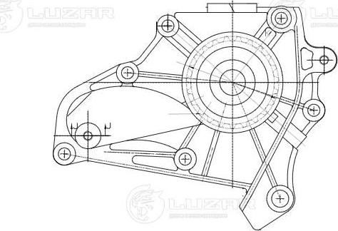 Luzar LWP 1942 - Ūdenssūknis www.autospares.lv