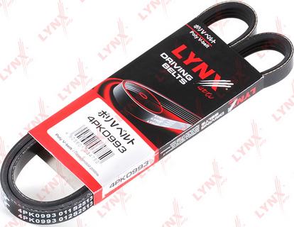 LYNXauto 4PK0993 - Ķīļrievu siksna autospares.lv