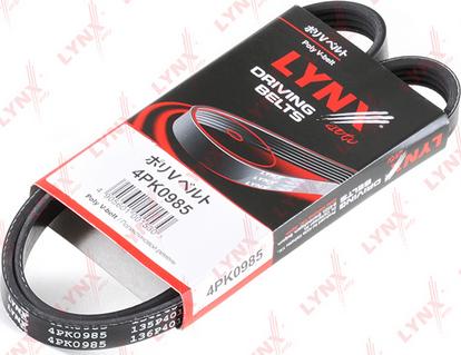 LYNXauto 4PK0985 - Ķīļrievu siksna autospares.lv