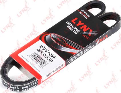 LYNXauto 4PK0938 - V-Ribbed Belt www.autospares.lv