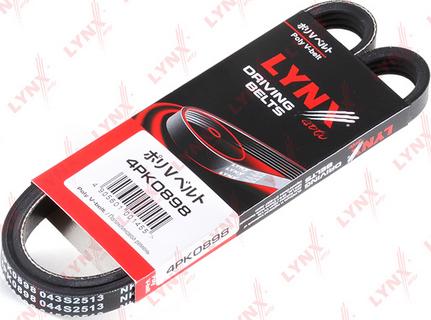 LYNXauto 4PK0898 - V-Ribbed Belt www.autospares.lv