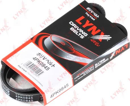 LYNXauto 4PK0845 - V-Ribbed Belt www.autospares.lv