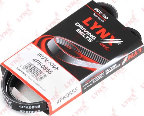 LYNXauto 4PK0855 - V-Ribbed Belt www.autospares.lv