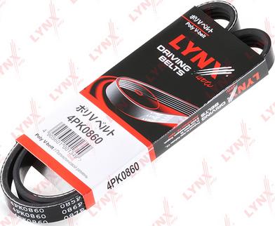 LYNXauto 4PK0860 - Ķīļrievu siksna autospares.lv