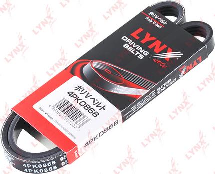 LYNXauto 4PK0868 - Ķīļrievu siksna autospares.lv