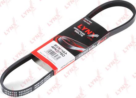 LYNXauto 4PK0750 - Ķīļrievu siksna autospares.lv