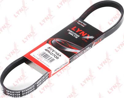 LYNXauto 4PK0708 - Поликлиновой ремень www.autospares.lv