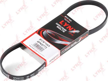 LYNXauto 4PK0773 - Поликлиновой ремень www.autospares.lv