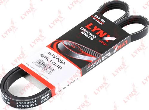 LYNXauto 4PK1048 - V-Ribbed Belt www.autospares.lv