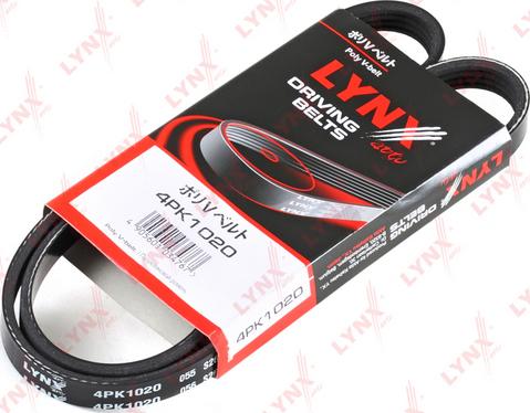 LYNXauto 4PK1020 - Поликлиновой ремень www.autospares.lv