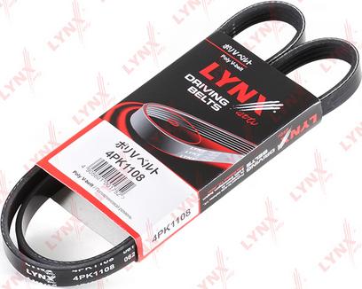 LYNXauto 4PK1108 - Ķīļrievu siksna www.autospares.lv