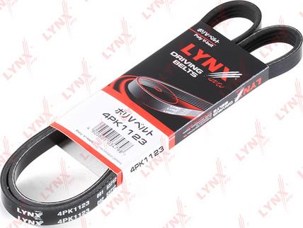 LYNXauto 4PK1123 - V-Ribbed Belt www.autospares.lv