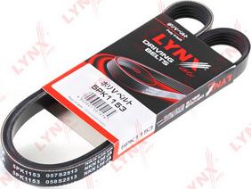 LYNXauto 5PK1153 - Поликлиновой ремень www.autospares.lv