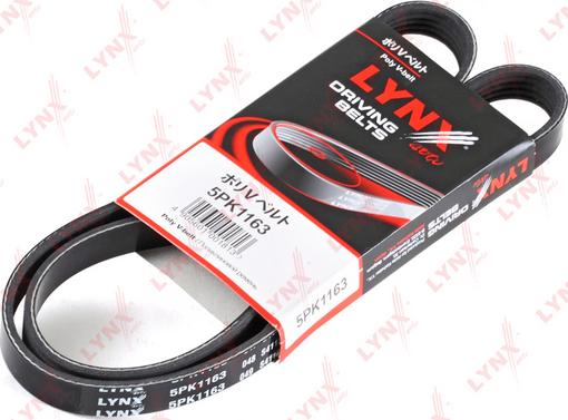 LYNXauto 5PK1163 - Ķīļrievu siksna www.autospares.lv