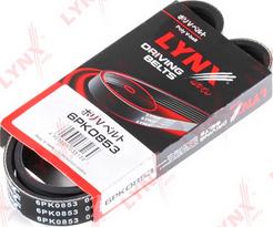 LYNXauto 6PK0853 - V-Ribbed Belt www.autospares.lv