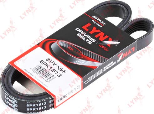 LYNXauto 6PK1513 - Ķīļrievu siksna www.autospares.lv