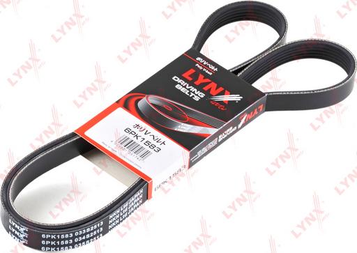 LYNXauto 6PK1583 - V-Ribbed Belt www.autospares.lv