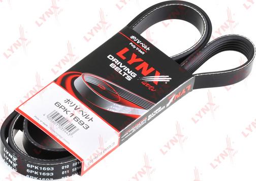 LYNXauto 6PK1693 - Ķīļrievu siksna autospares.lv