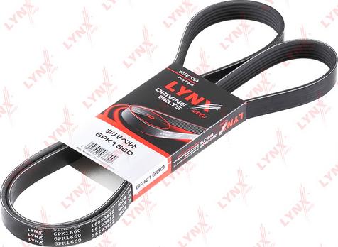 LYNXauto 6PK1660 - Ķīļrievu siksna www.autospares.lv