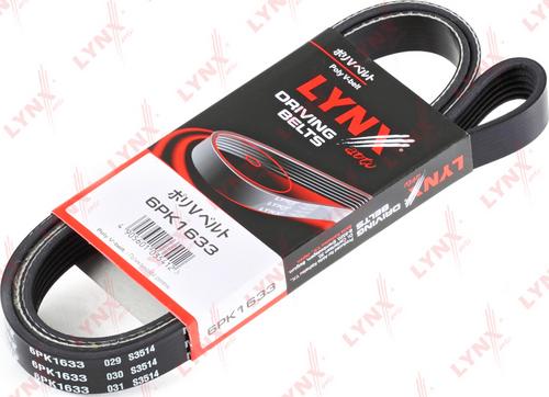 LYNXauto 6PK1633 - V-Ribbed Belt www.autospares.lv