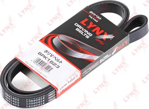 LYNXauto 6PK1623 - Ķīļrievu siksna autospares.lv