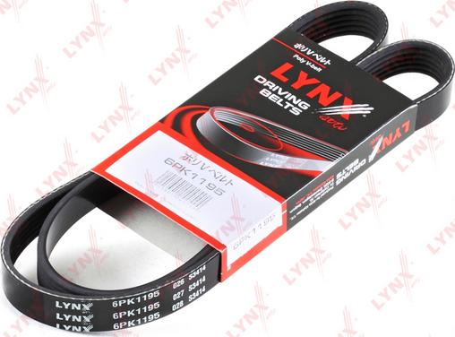 LYNXauto 6PK1195 - Ķīļrievu siksna autospares.lv