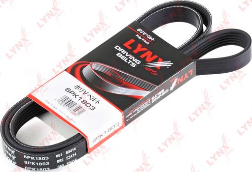 LYNXauto 6PK1803 - Ķīļrievu siksna www.autospares.lv